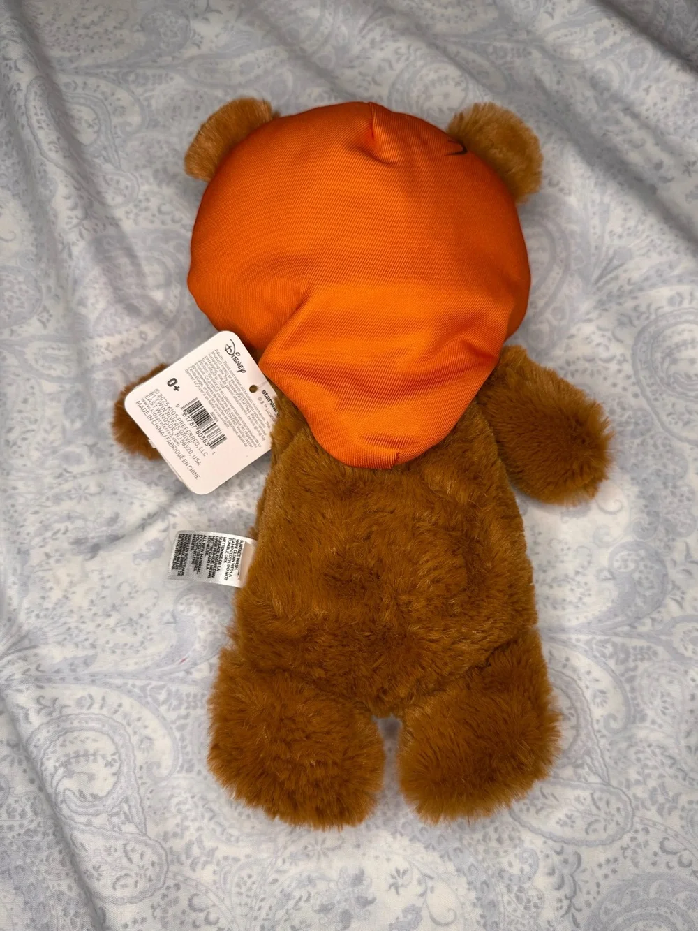 Star Wars Soft Plush Ewok Infant Toy - Brown and Orange